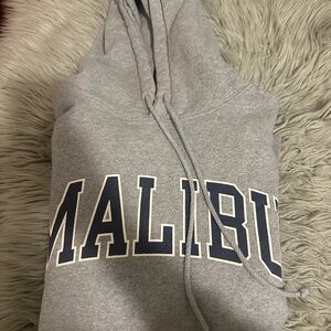 Gray Malibu Hoodie Brandy
